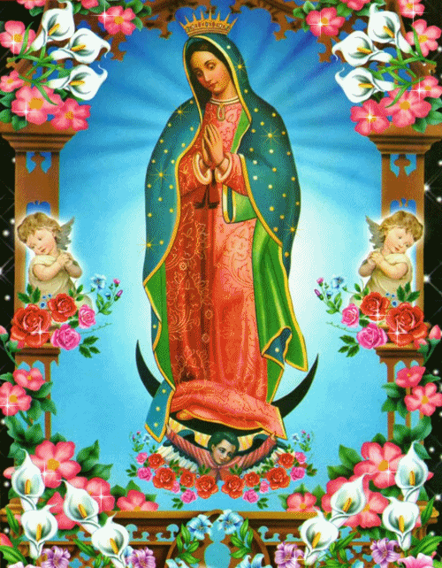 Banco de Imágenes Gratis: Virgencitas de Guadalupe Gifs - 12 de Diciembre