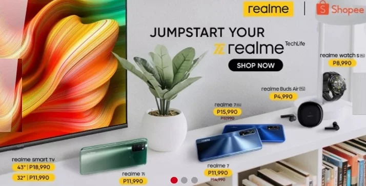 Enjoy up to 30% OFF on realme devices in Shopee 7.7 Mid-Year Sale
