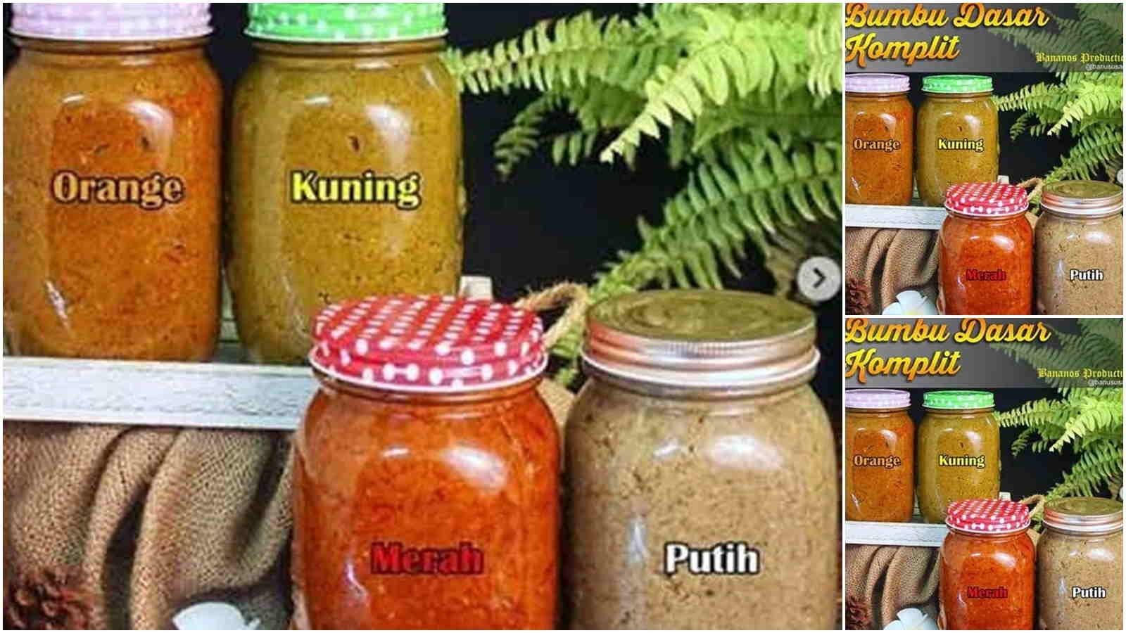 Resep Bumbu Dasar Putih Kuning Merah Dan Orange Mudah Untuk Stok Nih Bund