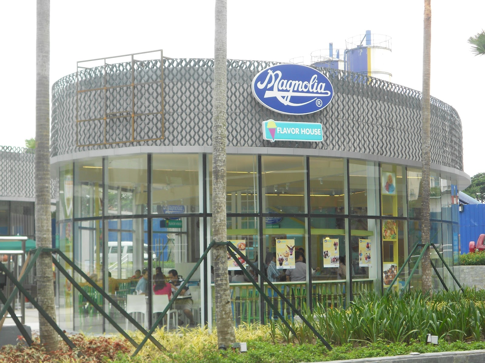 In the middle THE STORY OF THE OLD MAGNOLIA ICE CREAM HOUSE BUILDING