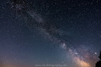 Milchstraße milkyway Nikon Omegon LX2 Langzeitbelichtung Sternefotografie