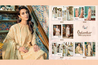 Shree fab Qalamkar Summer Spring Pakistani Suits wholesaler