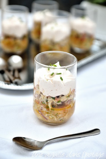 verrine-crabe-agrume-tarama-chantilly-entrée