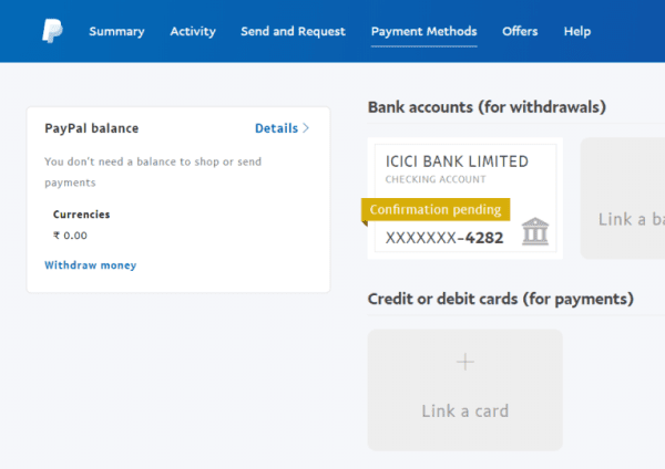 Fast accounts. Bank details for payment.