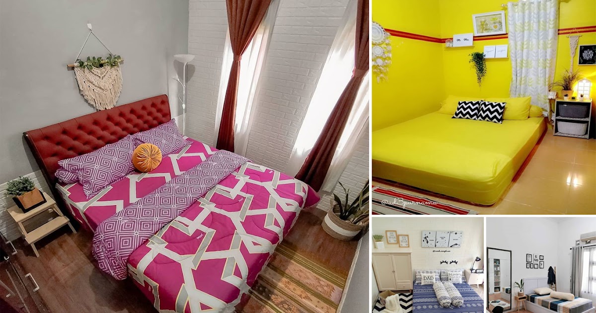 Inspirasi 6 Desain Kamar Tidur Dengan Interior Yang Tidak Membosankan Homeshabby Com Design Home Plans Home Decorating And Interior Design