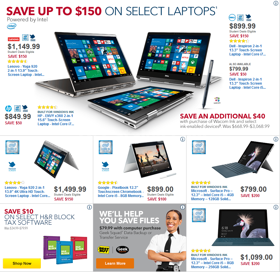 Best Buy Weekly Ad Induced Info