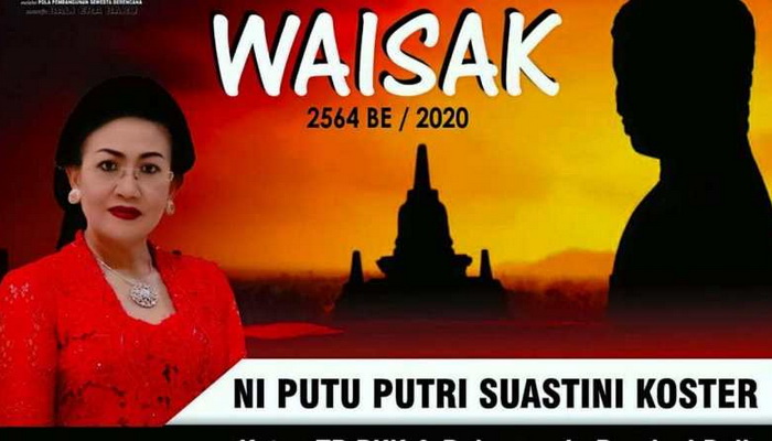 Ketua TP PKK dan Dekranasda Bali Mengucapkan Selamat Hari Raya Waisak