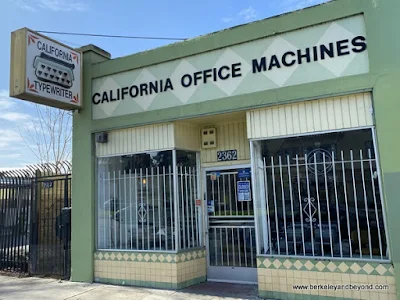 exterior of California Typewriter store in Berkeley, California