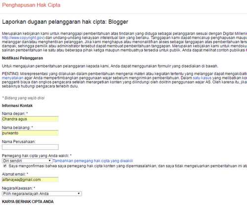 Cara Melaporkan Ke Dmca Google Untuk Penjiplak Artikel Detik Info