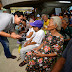 Elderly  people receive pension from DSWD