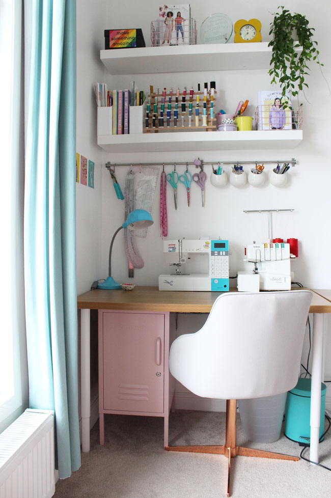 Tilly's home sewing space tour