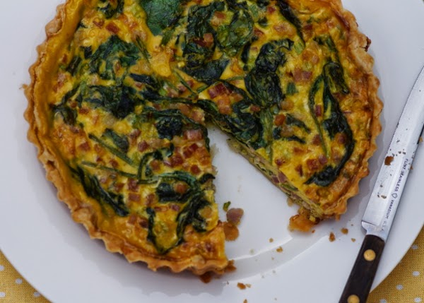 Happy Medley: Spinach and Ham Quiche Recipe