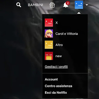 come aprire impostazioni profili su netflix