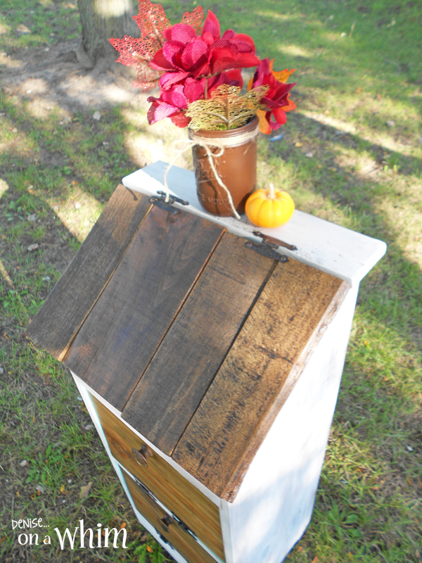 denise...on a whim Contemporary Rustic Vegetable Bin Makeover