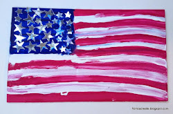 american flag painting stripes paint flying curve added