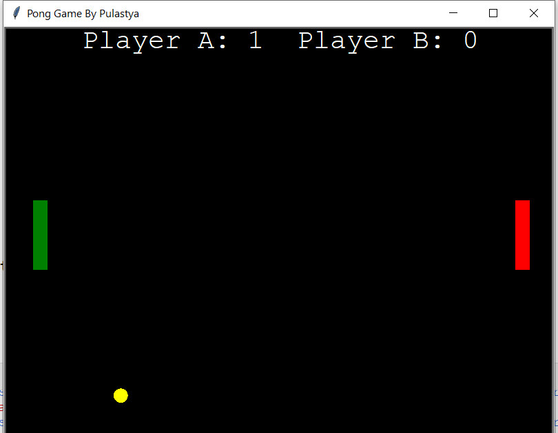 Ping Pong Game in Python
