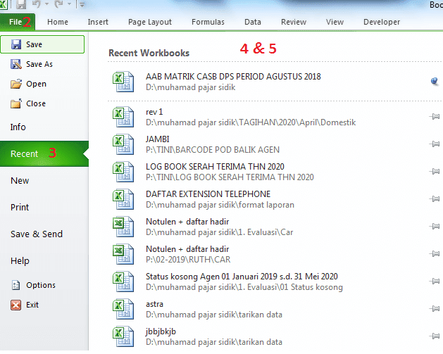 Cara Cepat dan Mudah Membuka File Excel yang Telah Disimpan
