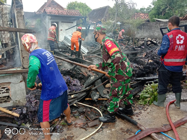 Diawali Letupan, Pabrik Tahu di Gabugan Tanon Ludes Terbakar