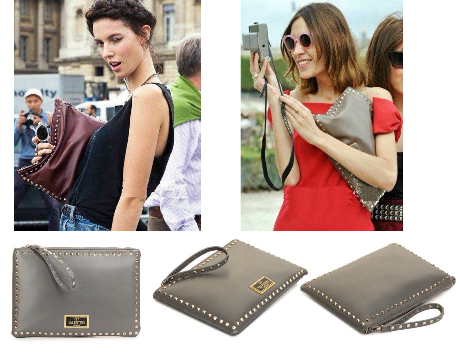 PK FASHION: CLUTCH VALENTINO ROCKSTUD