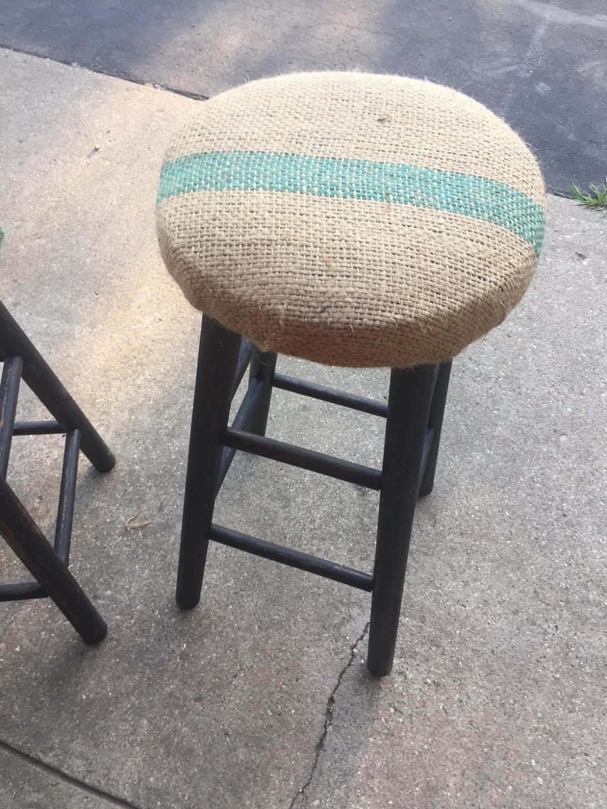 The Junk Nest Rustic Farmhouse Bar Stool Redo
