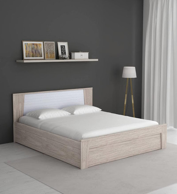 Ambra King Bed with Storage in White Finish by Home Town