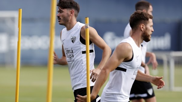 Málaga, Jozabed e Hicham entrenan parcialmente con el primer equipo