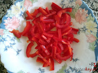 Pimiento rojo a la juliana