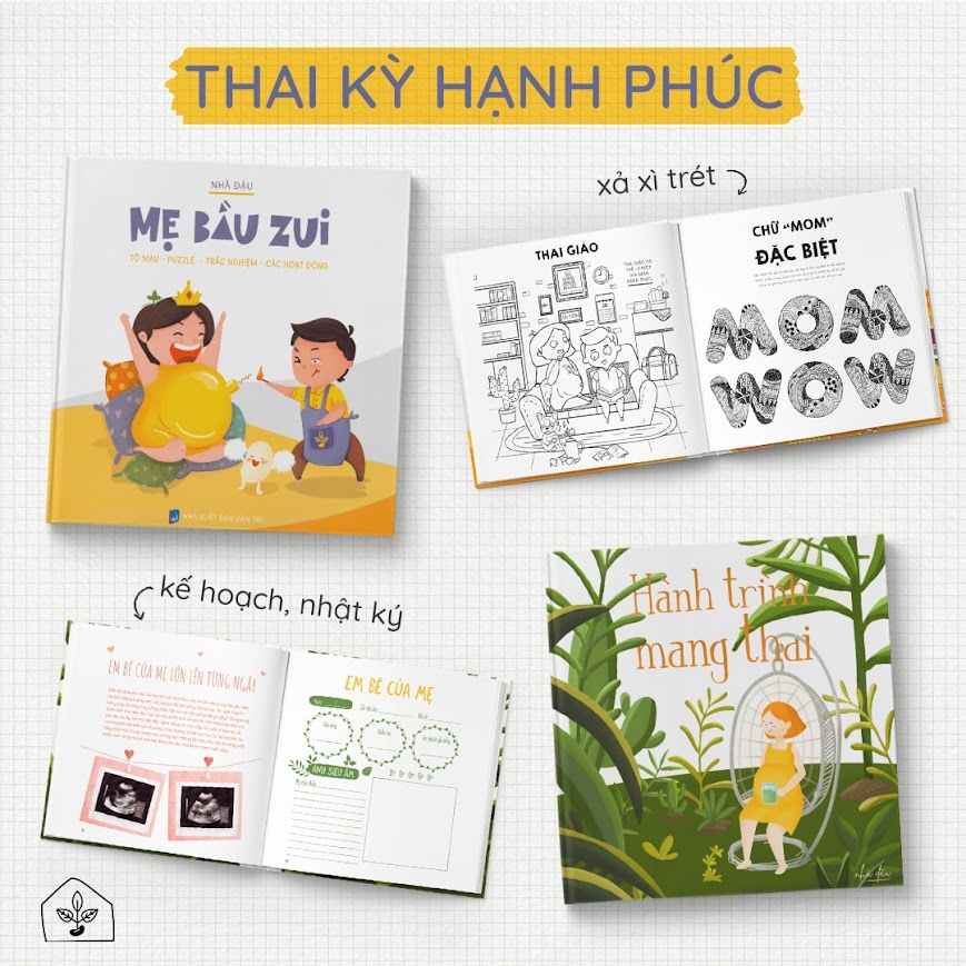 [A116] Mua ngay "Mẹ Bầu Zui" -  Sách hoạt động đầu tiên cho Mẹ Bầu