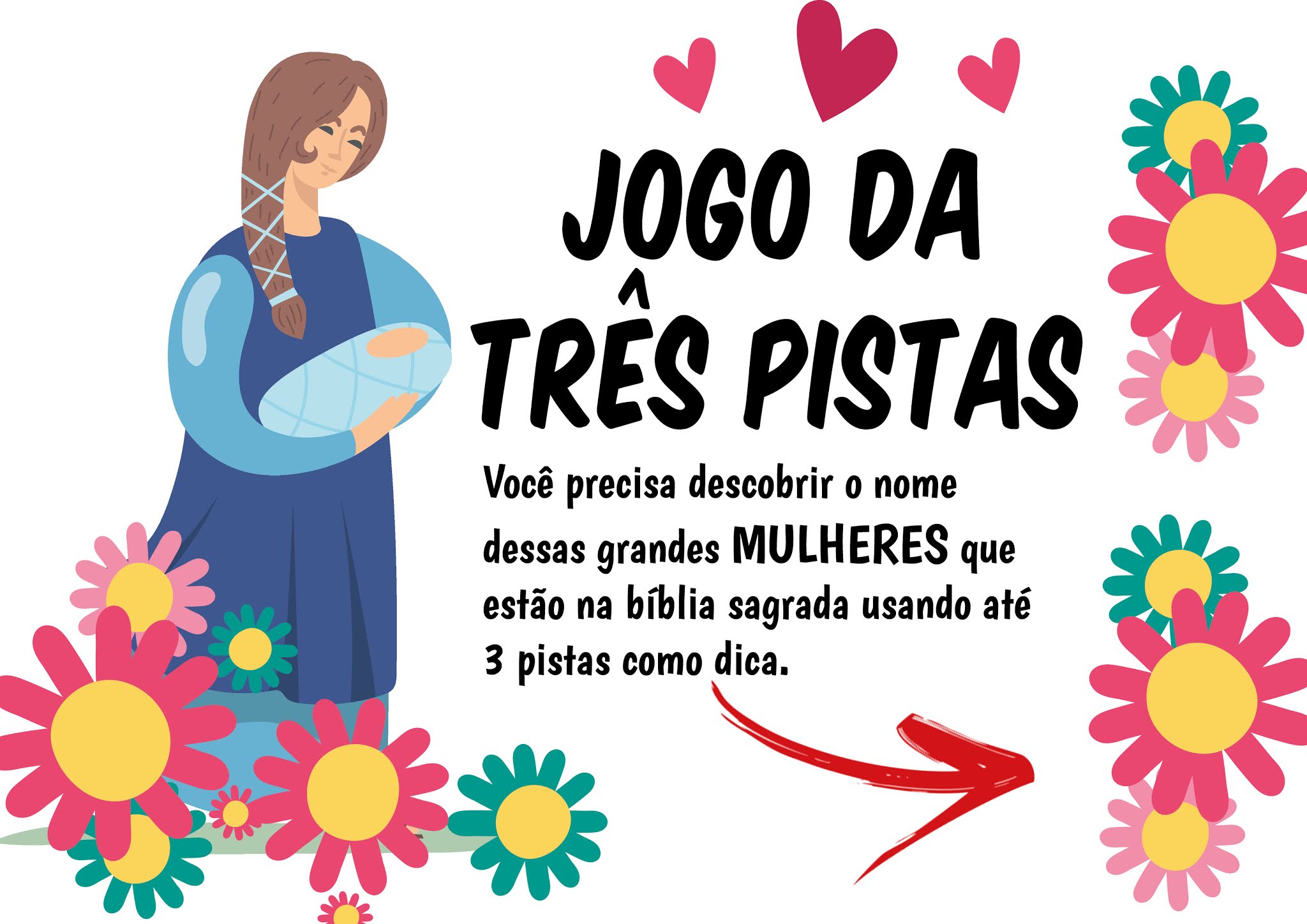 Artes: Jogo das três pistas - Um jogo bíblico para EBD, Culto Infantil   estudando e aprendendo a palavra de Deus!