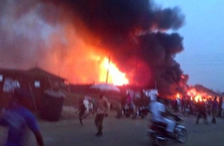 Fire Out Break At Chicason Gas Plant In Nnewi