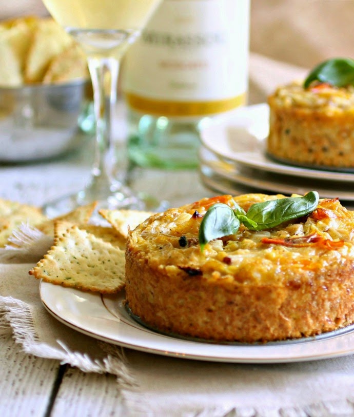 Hungry Couple Vegetable Frittata with Pasta Chip Crust