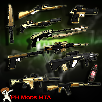 Pack De Armas Do GTA V - MTA Brasil