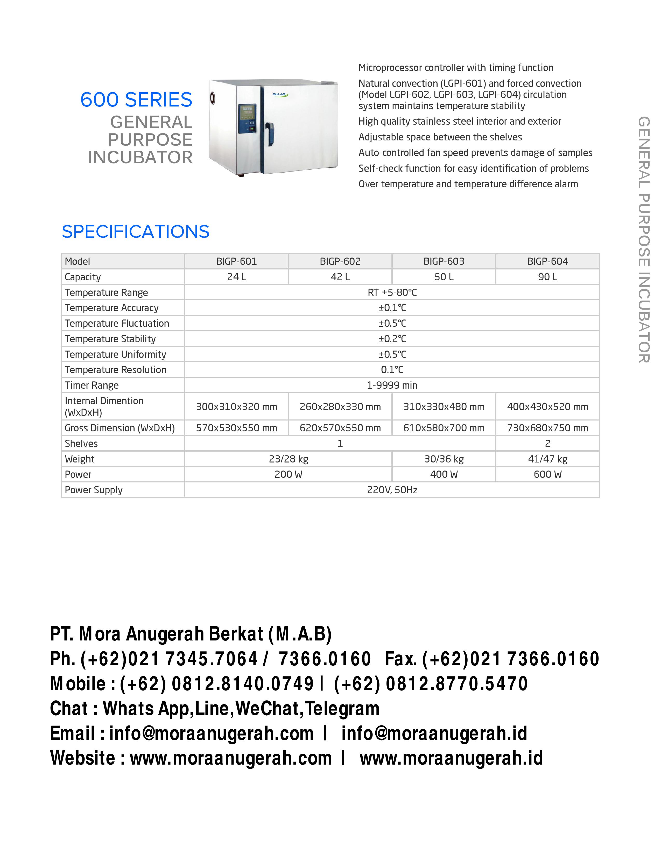 General Purpose Incubator 