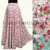 Rok Panjang Muslim Terbaru Flowery Umbrella Skirt 081372507000