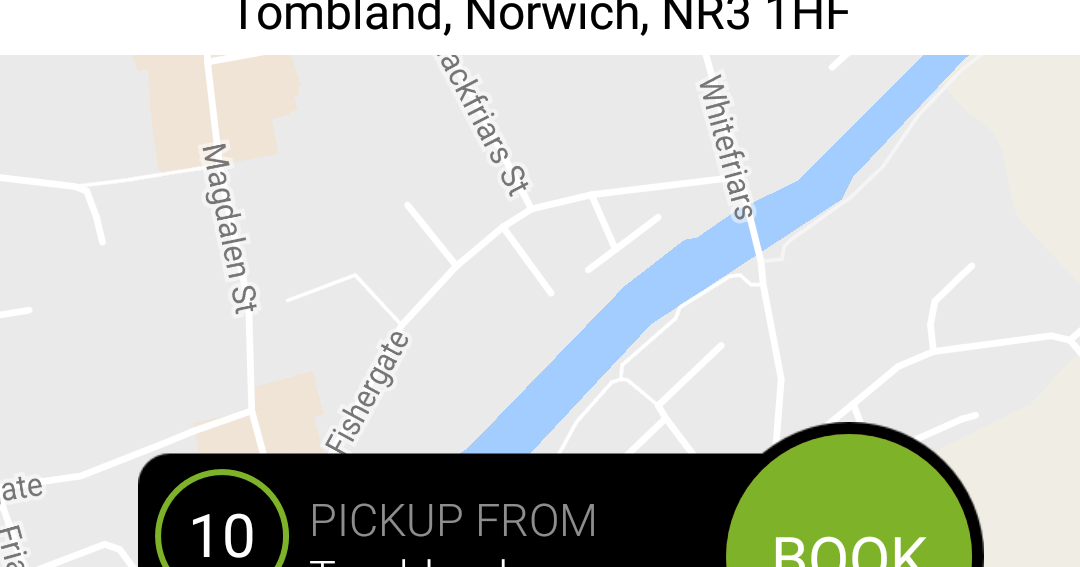 Uber Taxi equivalent in Norwich City, UK richelectron