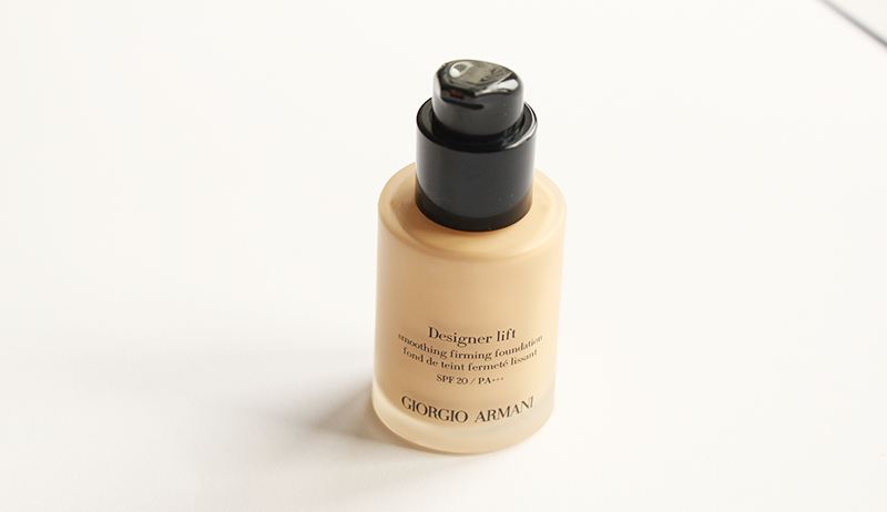 Review: Giorgio Armani Designer Lift Foundation | Beautyproductsjunkie