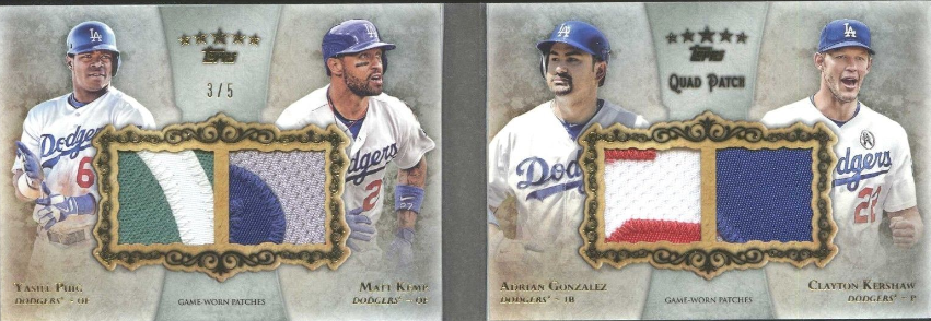 Dodgers Blue Heaven: Puig's Five Star Jersey/Relic Cards Have Something  Unusual About Them - Dodger Green