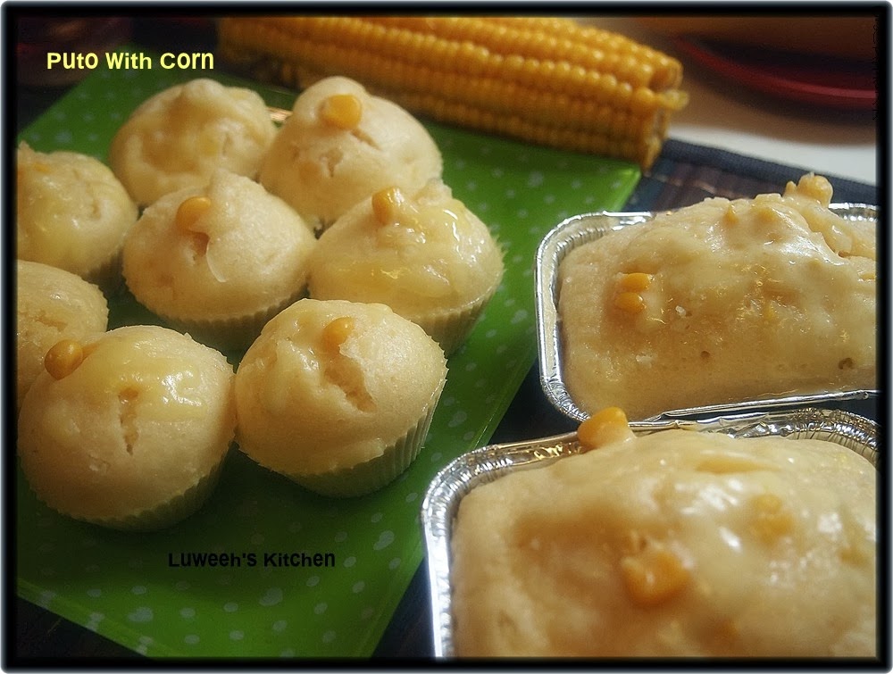 LUWEEH KITCHEN Pagluluto ng Puto with Corn