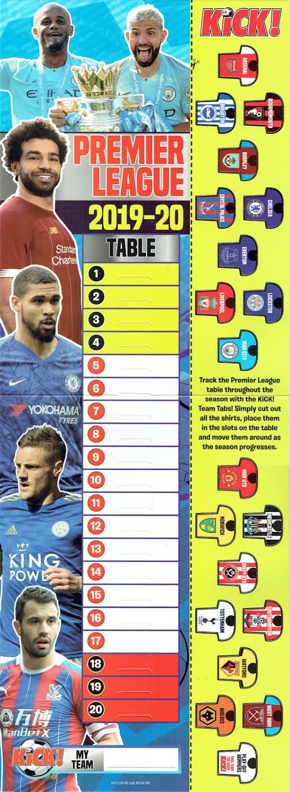 Football Cartophilic Info Exchange Kick! magazine Premier League