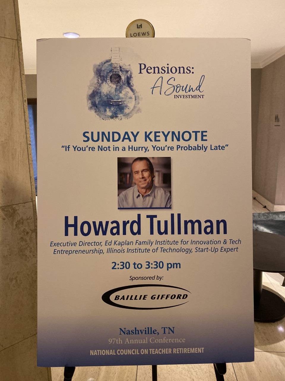 Hindsight Kaplan Institute Executive Director Howard Tullman Speaks at NCTR Conference