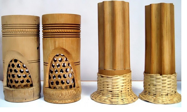  kerajinan  bahan keras dari bambu