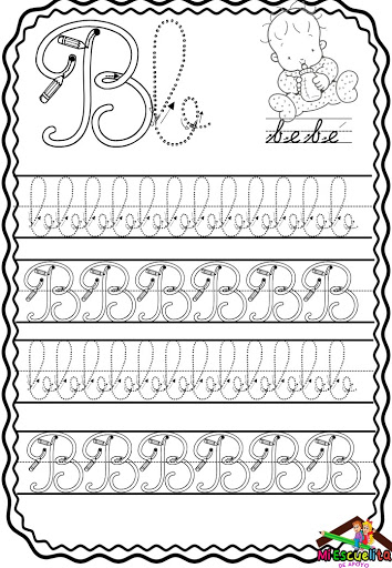ABECEDARIO EN LETRA CURSIVA