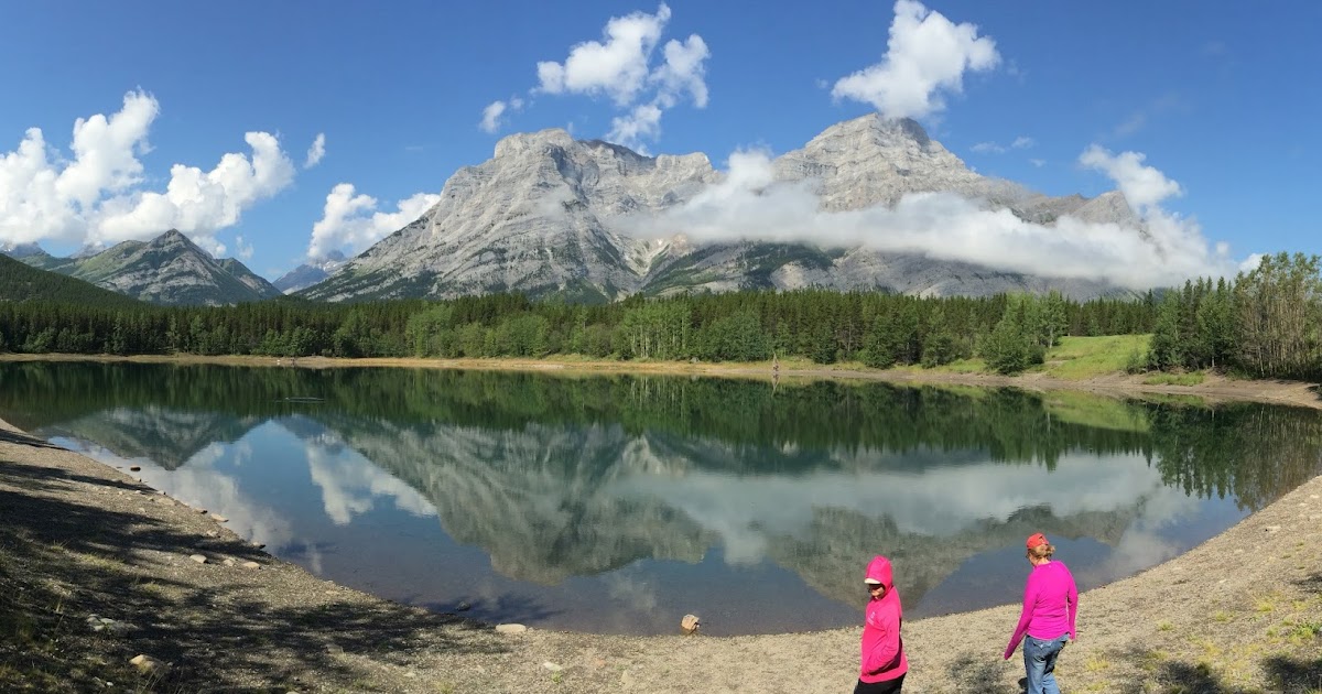 Canoeing Around Edmonton, Alberta, Canada Wedge Pond, Kananaskis