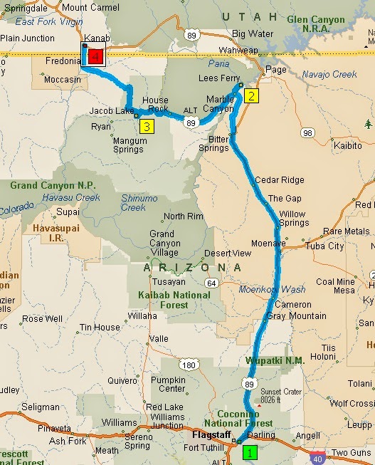 Brian and Sue on the Road Zion National Park