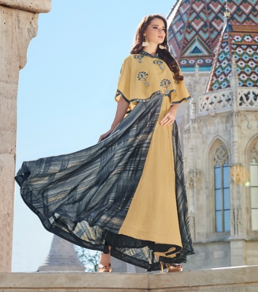 Kanha Khatti Meethi Fancy Designer Work Gown Style Kurtis Wholesaler Surat