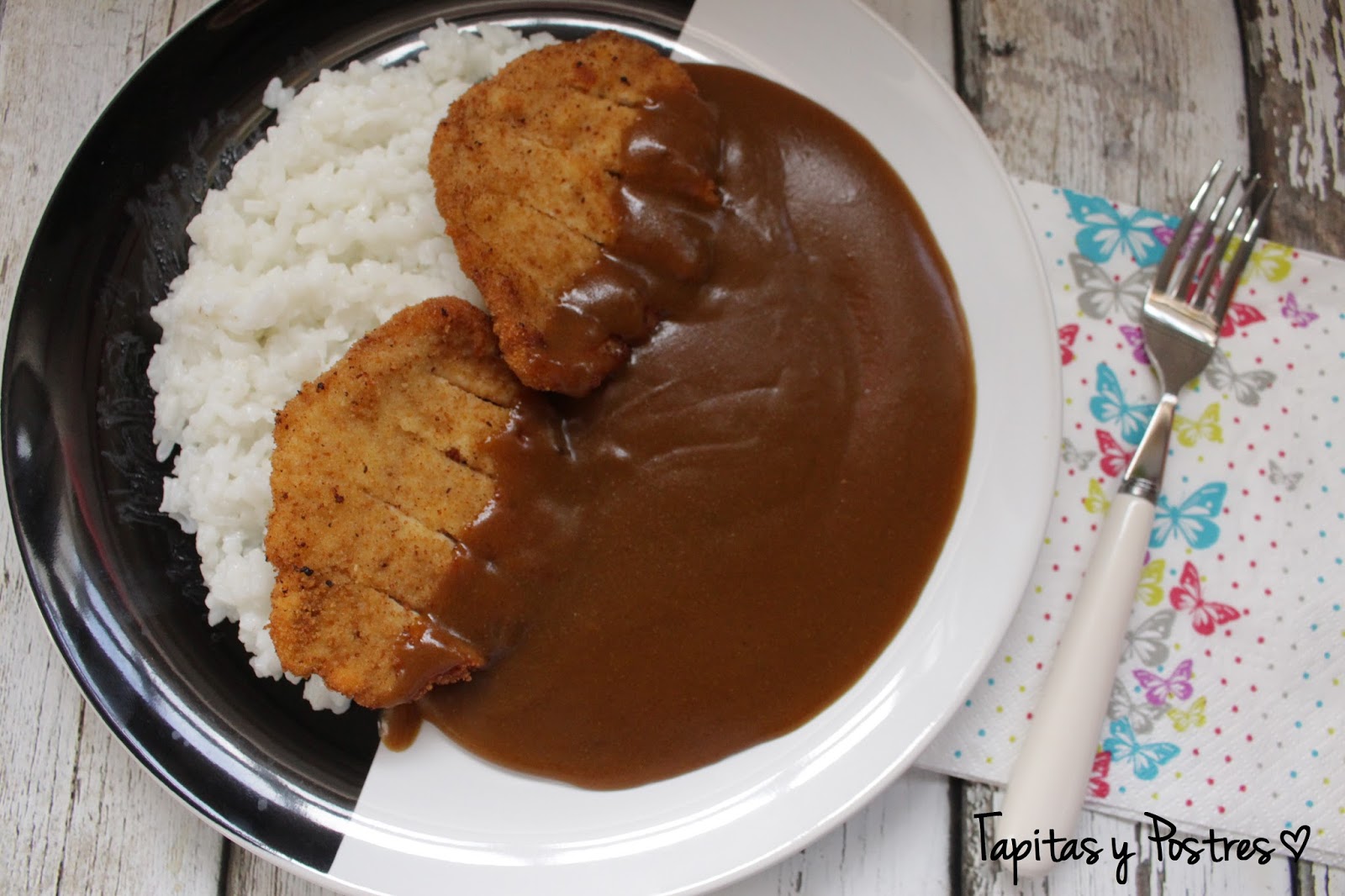 Tapitas y Postres Tonkatsu Kare (Curry Japonés)