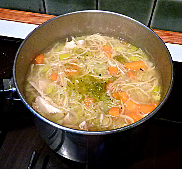 Chez Maximka Boxing Day turkey soup