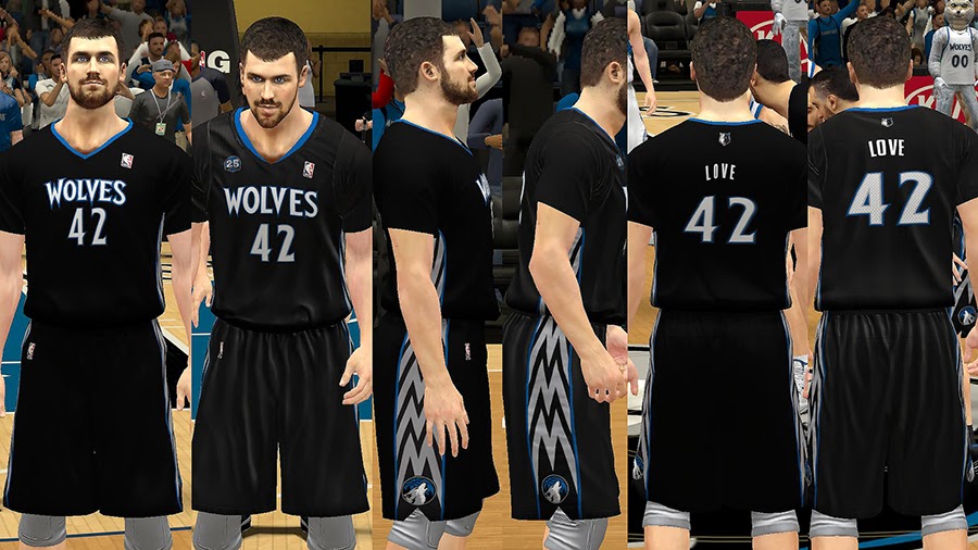 nba 2k14 minnesota timberwolves jersey