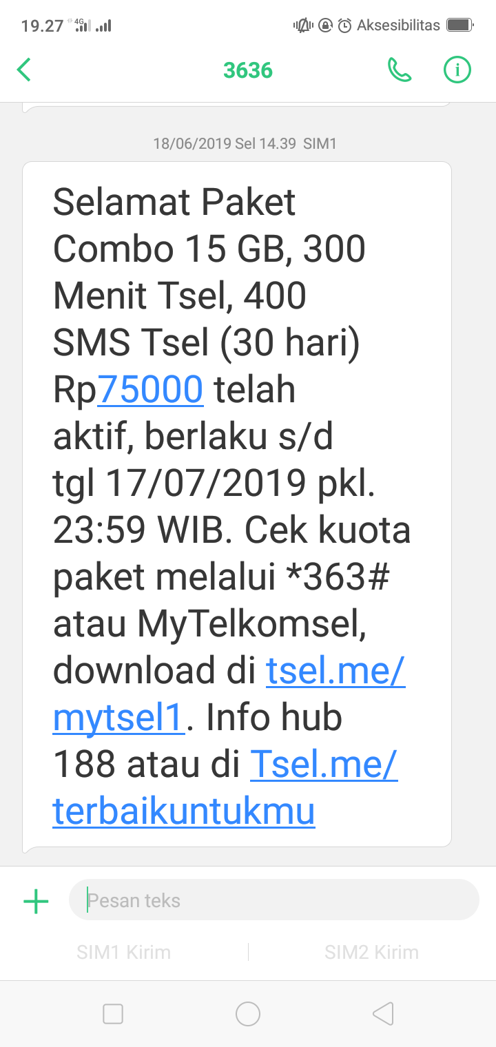 Terbaru Paket Internet Murah 17 Gb 300 Menit Tlpon 400 Sms Telkomsel Ini Caranya Onmaibana Com