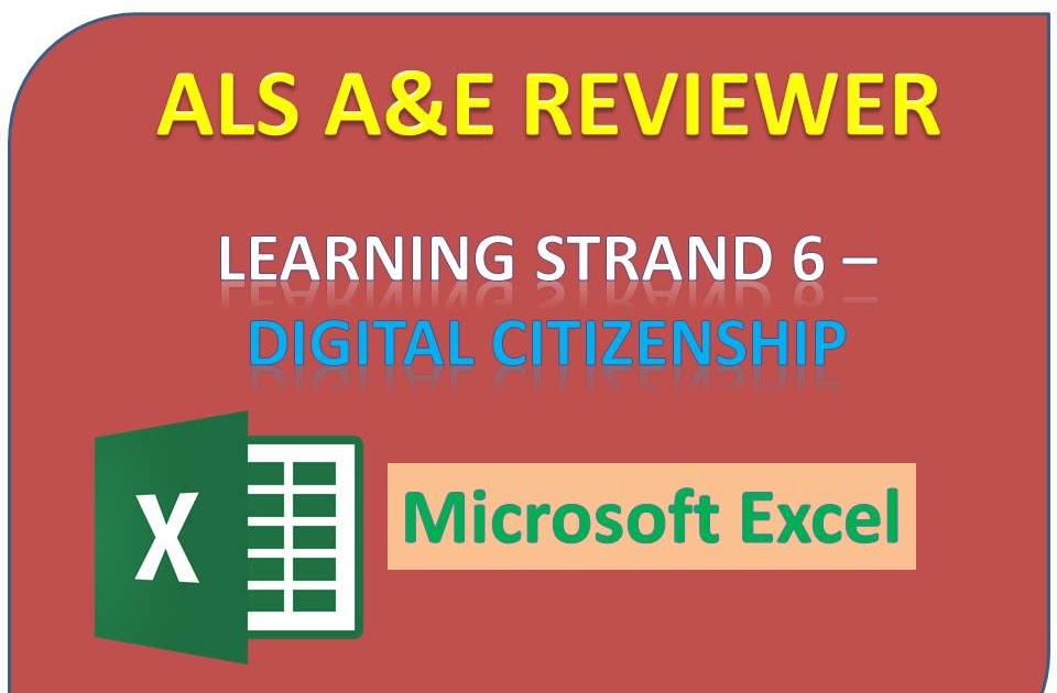 Alternative Learning System ALS A&E Reviewer LS 6 Digital